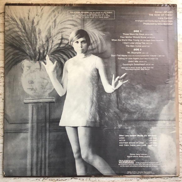 Lana Cantrell The Now Of Then! Vinyl Lp '69 - Picture 3 of 8